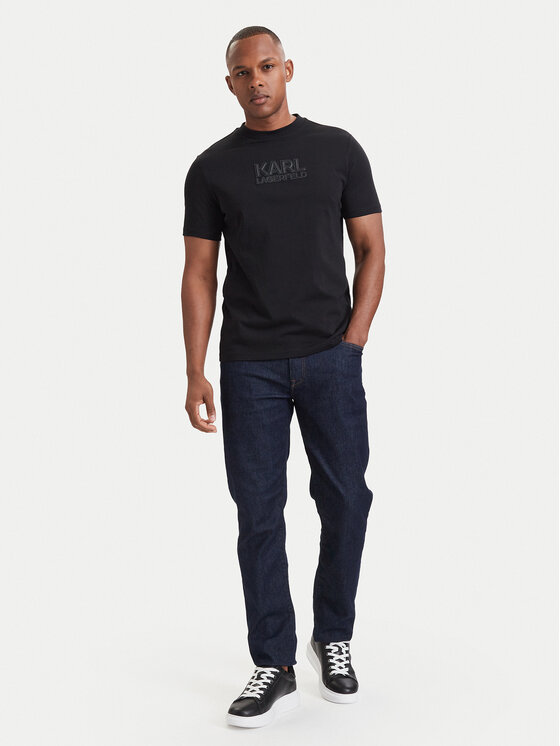KARL LAGERFELD KARL LAGERFELD Camiseta 755073 564250 Negro Regular Fit