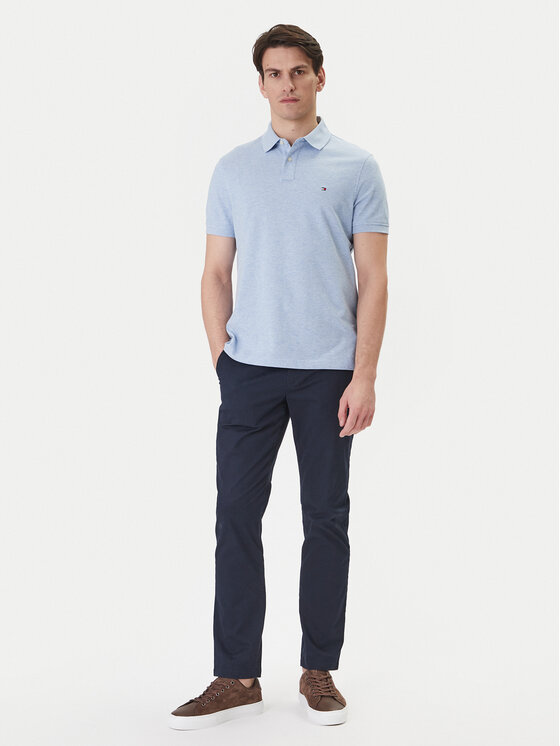 Tommy Hilfiger Tommy Hilfiger Polo 1985 MW0MW17770 Celeste Regular Fit