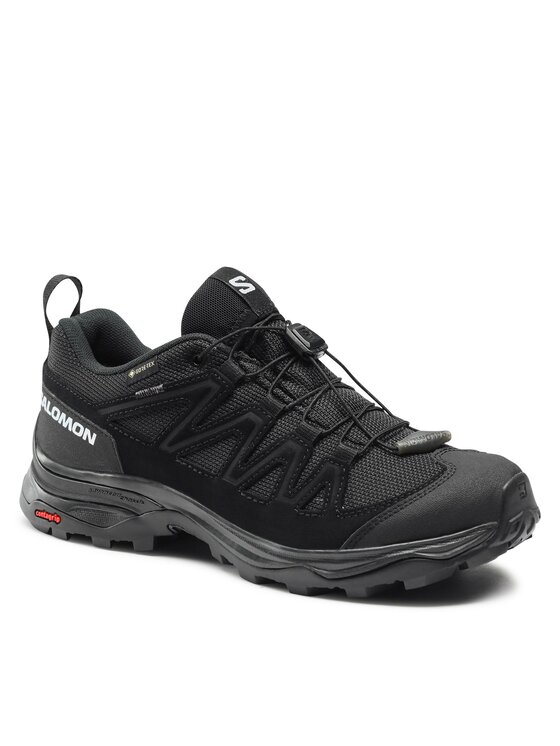 Salomon Trekking čevlji Salomon X Ward Leather GORE-TEX L47182600 Črna
