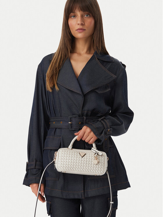 Guess Torebka Guess Kora Mini HWWG97 48760 Kremowy