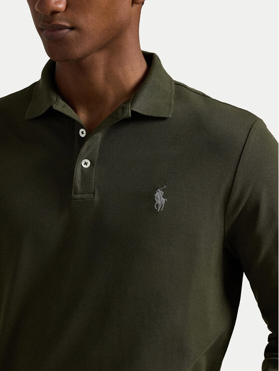 Polo Ralph Lauren Polo Ralph Lauren Polo marškinėliai 710955081010 Žalia Slim Fit