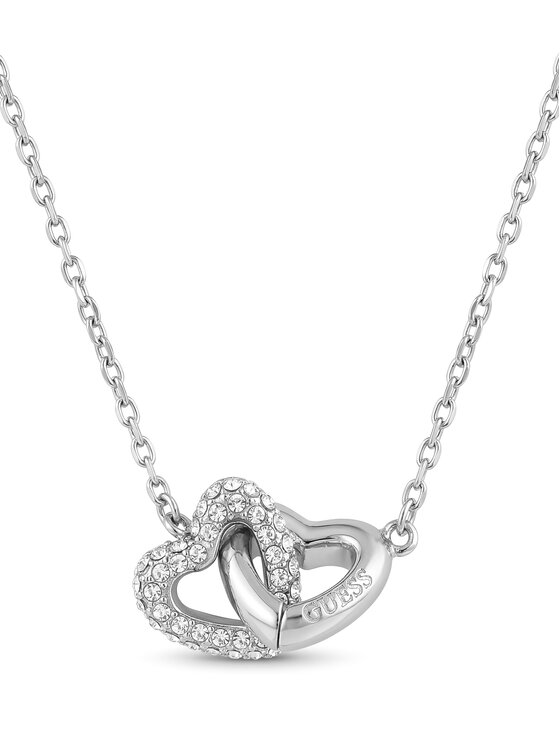 Guess Ogrlica Guess JUBN06 013JW Srebrna