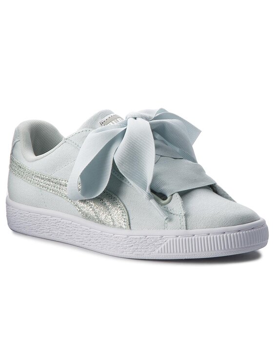 Puma Laisvalaikio batai Puma Basket Heart Canvas 366495 03 Žalia