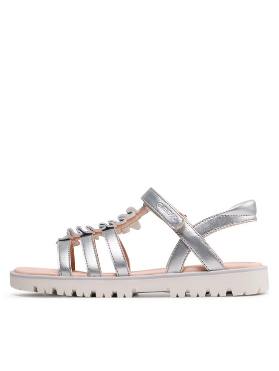 Geox Sandale Geox J S.Starblush G.C J25FYC 0NF07 C1007 S Srebrna