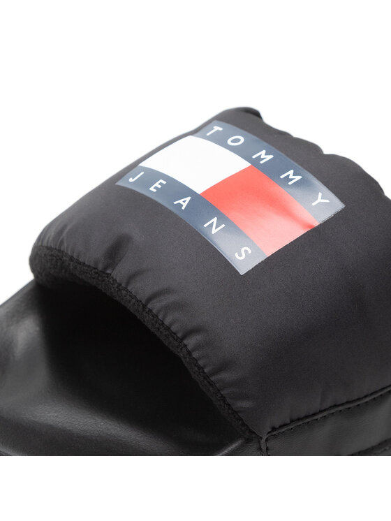 Tommy Jeans Chanclas Tommy Jeans Padded Tommy Jeans Pool Slide EM0EM01041 Negro