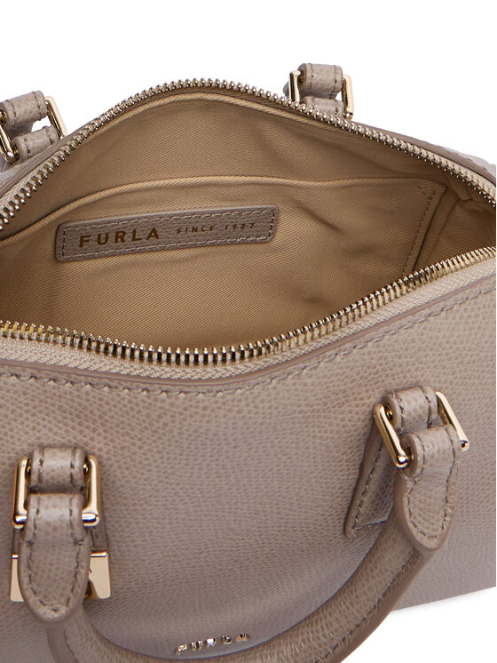 Furla Ročna torba Furla A Olivia Mini Boston WE00933 A.0023 4892S Siva