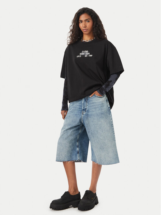 G-STAR G-Star Raw Bermuda kratke hlače Patti D29024-D536 Modra Regular Fit