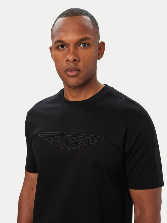 BOSS BOSS Camiseta BOSS x ASTON MARTIN C-Taut 180 50565042 Negro Regular Fit