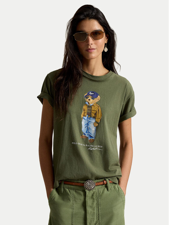 Polo Ralph Lauren Polo Ralph Lauren Camiseta 211B17806001 Verde oscuro Regular Fit