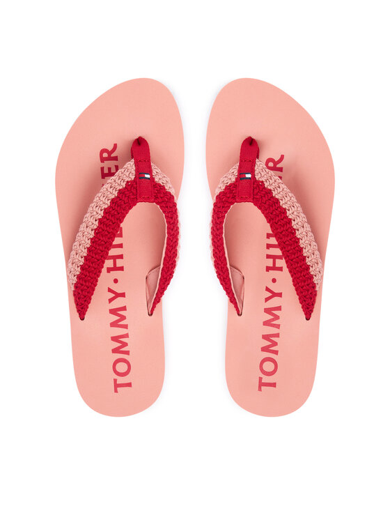 Tommy Hilfiger Infradito Tommy Hilfiger CROCHET SUMMER SANDA FW0FW09417 Rosa