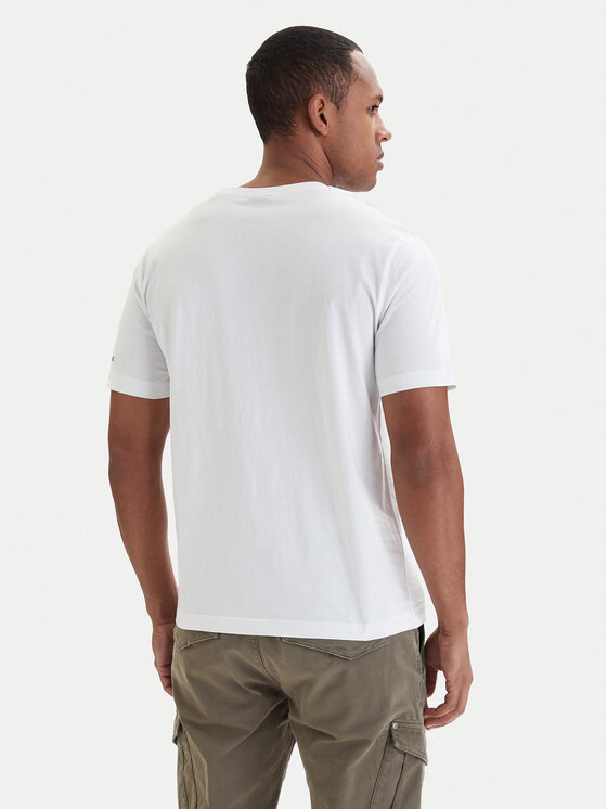 Aeronautica Militare Aeronautica Militare Camiseta 261TS2540UJ00727 Blanco Regular Fit