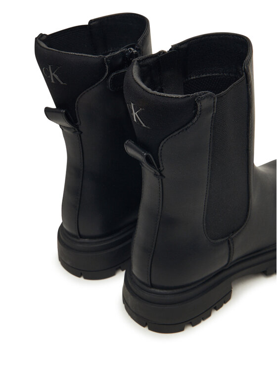 Calvin Klein Polokozačky Calvin Klein Chelsea Boot V3A5-83121-1464 D Černá
