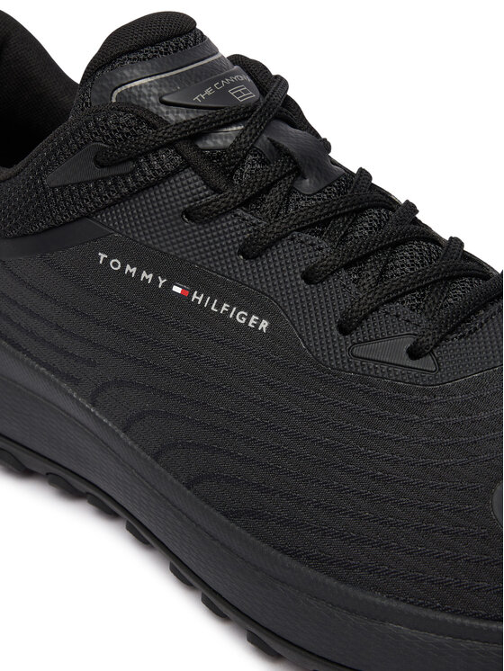 Tommy Hilfiger Sneakersy Tommy Hilfiger The Canyon X M Knit Runner FM0FM06067 Czarny