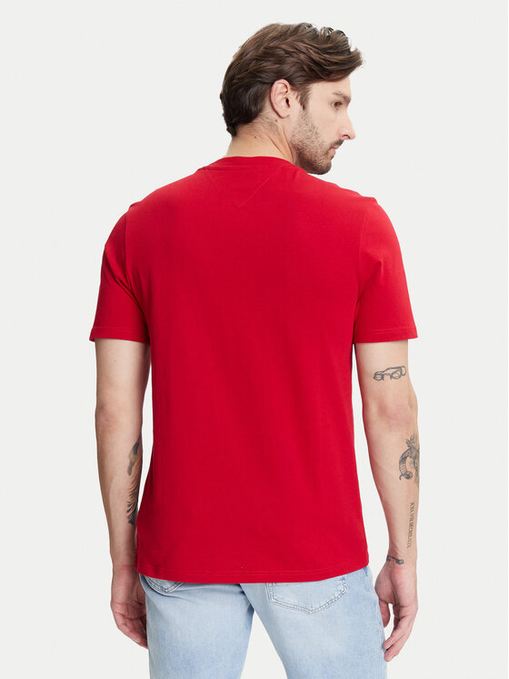 Tommy Hilfiger Tommy Hilfiger Marškinėliai American Monotype MW0MW39843 Raudona Regular Fit