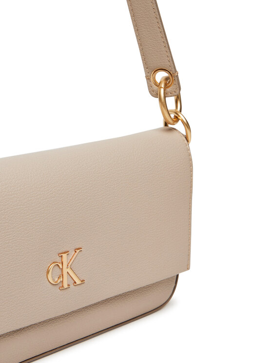 Calvin Klein Táska Calvin Klein Minimal Monogram Shoulder Pouch LV04K3161G Bézs