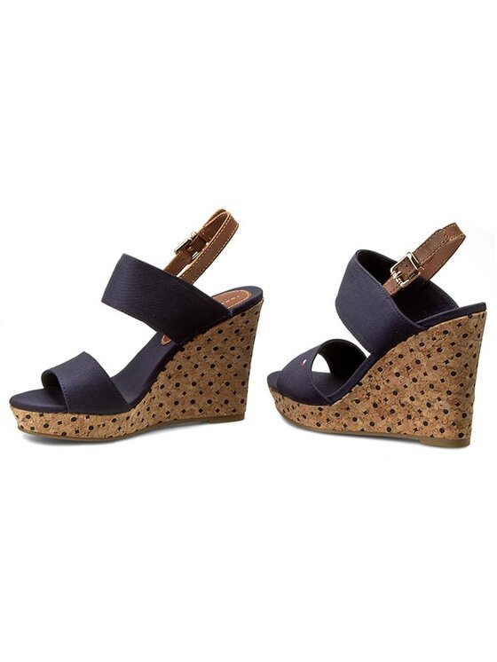 Tommy Hilfiger Sandales Tommy Hilfiger Edel 3D FW56820629 Tumši zils