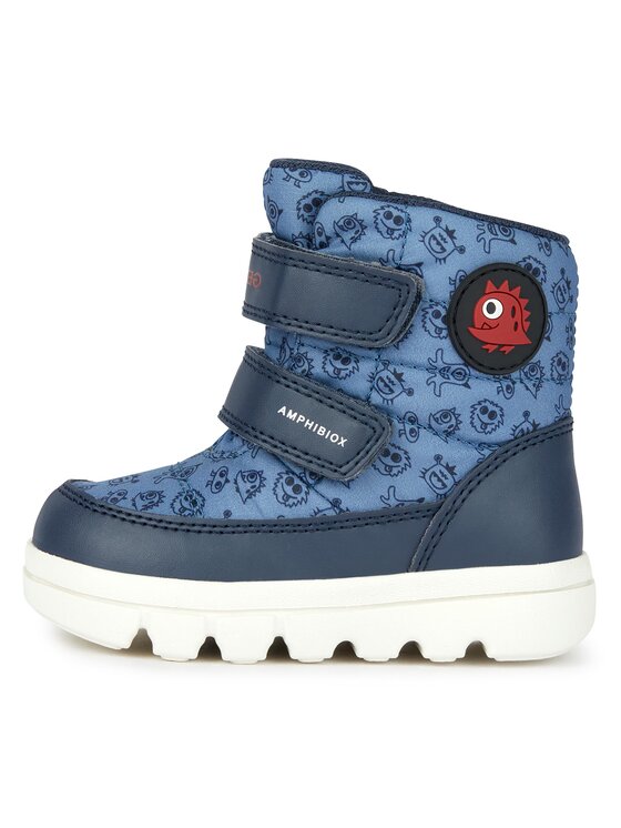 Geox Škornji za sneg Geox B Willaboom Boy B Ab B365BF 0MNBC C4327 M Modra
