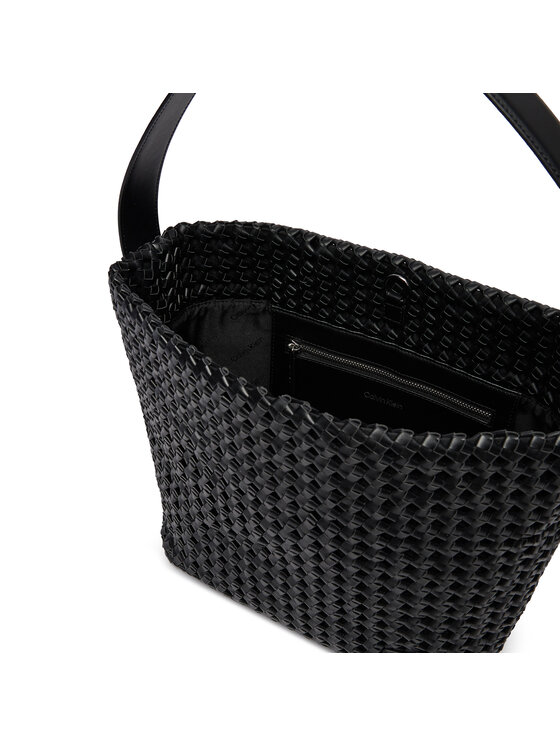 Calvin Klein Borsetta Calvin Klein Ck Braided Medium Shopper K60K612131 Nero