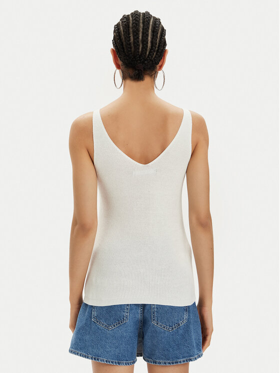 Vero Moda Vero Moda Топ New Lex Sun 10281877 Білий Regular Fit