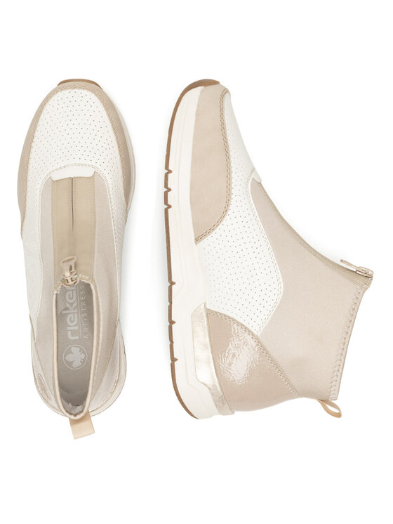 Rieker Sneakersy Rieker 58959-62 Béžová