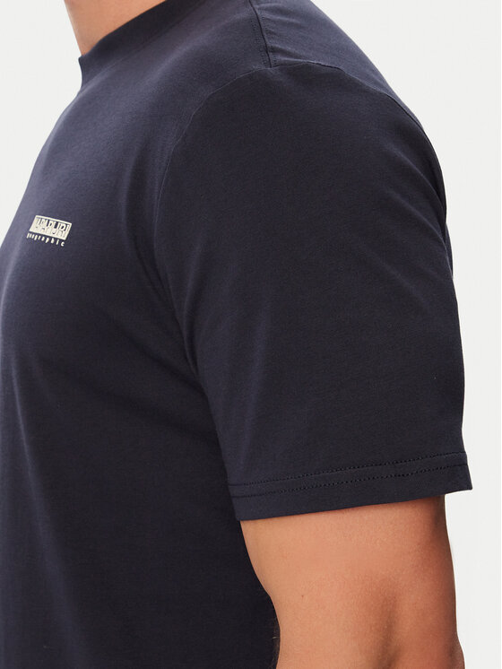 Napapijri Napapijri T-shirt Smallbox NP0A88TR Tamnoplava Regular Fit