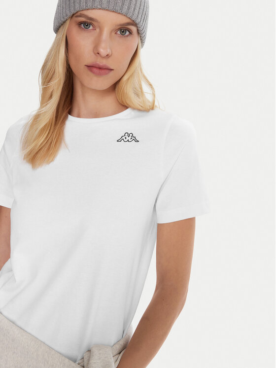 Kappa Kappa Комплект футболок Logo Alyce 322564W Білий Regular Fit