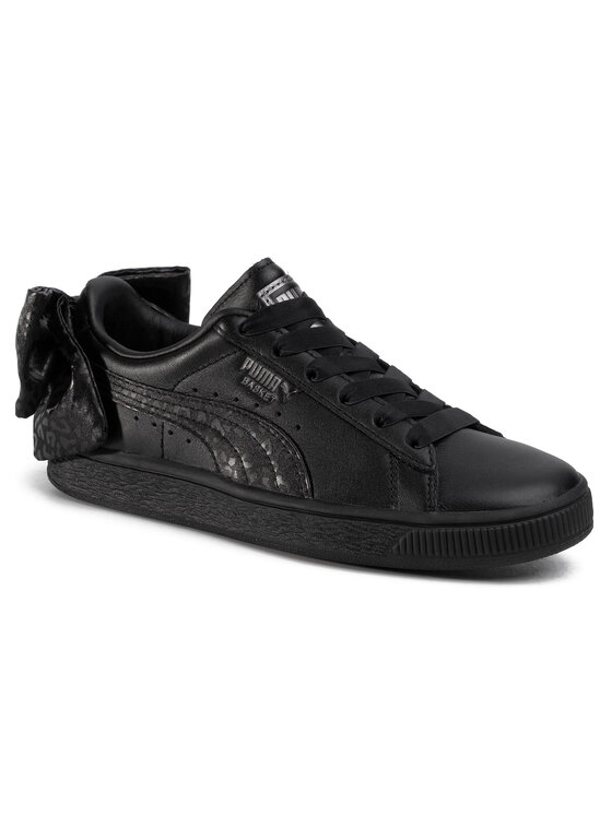 Puma Сникърси Puma Basket Bow Animal Wn's 367828 02 Черен
