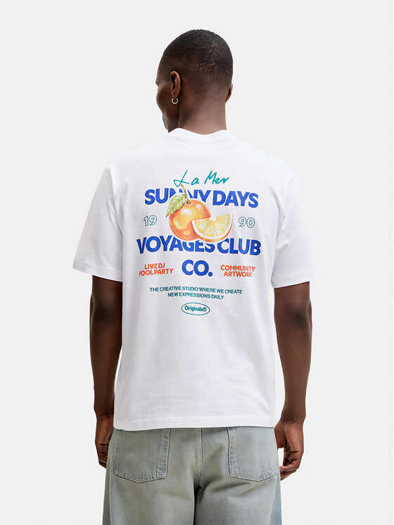 Jack & Jones Jack & Jones Camiseta Riviera 12295202 Blanco Regular Fit