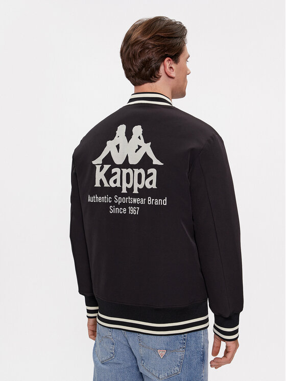 Kappa Kappa Cazadora bomber Authentic Gomin 331H2MW Negro Comfort Fit