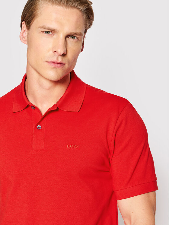 BOSS Boss Поло Pallas 50468362 Червоний Regular Fit