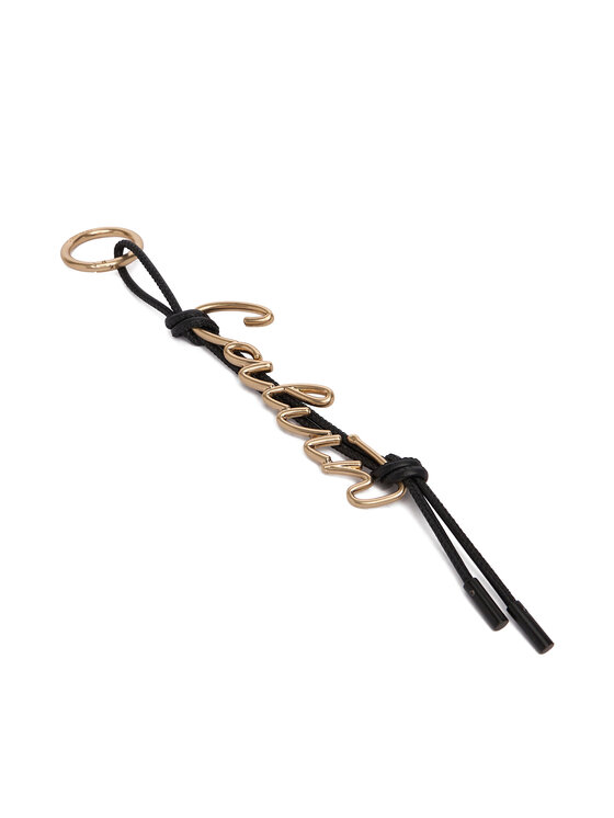 Calvin Klein Obesek Calvin Klein Knotted Script Hw Bag Charm LV04F1193G Črna