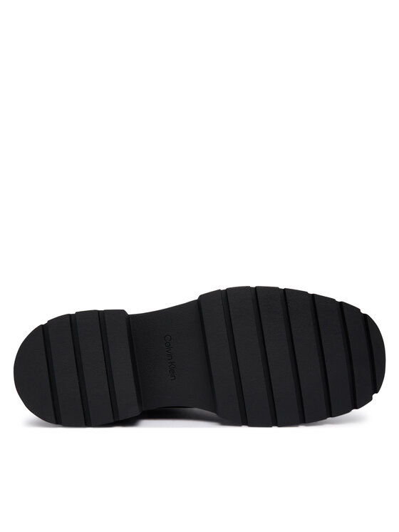 Calvin Klein Gležnjarji Chelsea Calvin Klein Chunky High Chelsea YW0YW01909 Črna