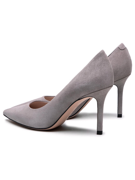 HUGO Туфлі на шпильці HUGO Ines Pump 85-S 50435215 10199283 01 Сірий