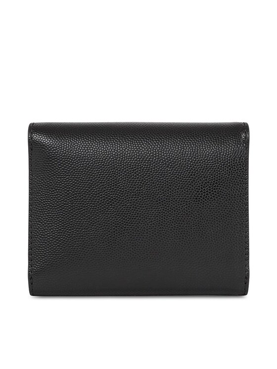 Tommy Hilfiger Novčanik Tommy Hilfiger Th Timeless Med Flap W Bill AW0AW15258 Crna