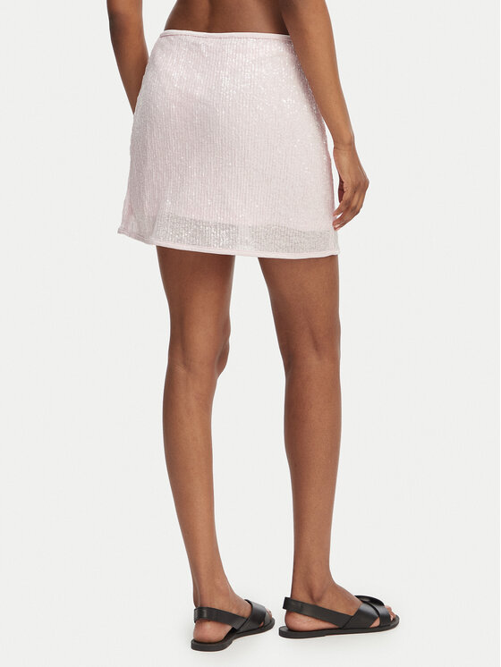 Guess Guess Пляжна спідниця E6GD05 KBMV0 Світло-рожевий Regular Fit