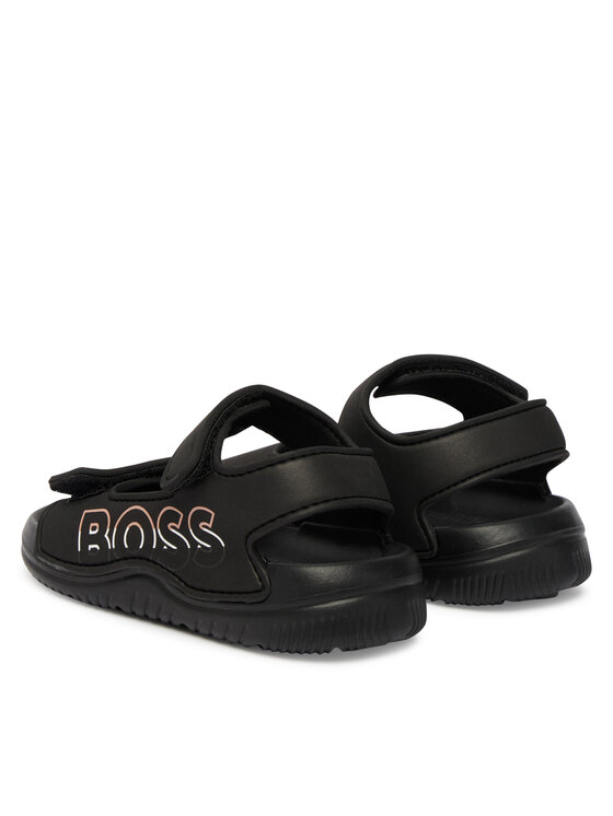 BOSS Sandále BOSS J52821 S Čierna