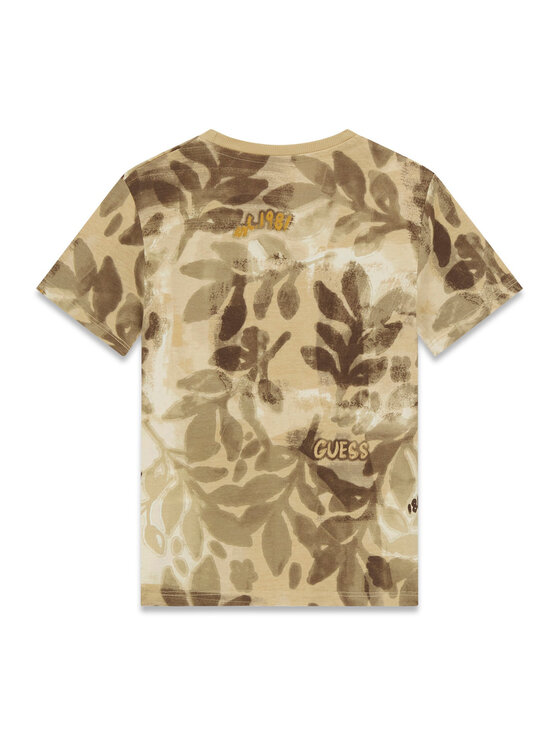 Guess Guess Футболка L6GI03 K8HM4 Хакі Regular Fit