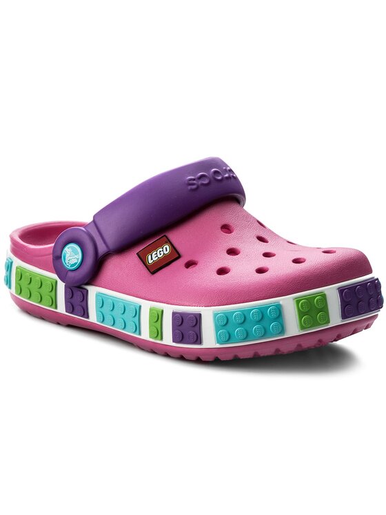 Crocs Natikači Crocs Crocband Kids Lego Clog 12080 Roza