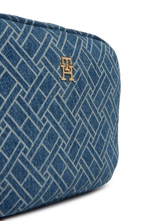Tommy Hilfiger Torebka Tommy Hilfiger Popette Camera Bag Denim Flag AW0AW18610 Niebieski