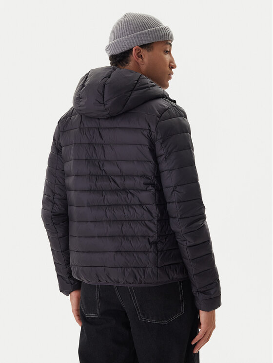 Kappa Kappa Демісезонна куртка Logo Astrom 34243TW Чорний Slim Fit