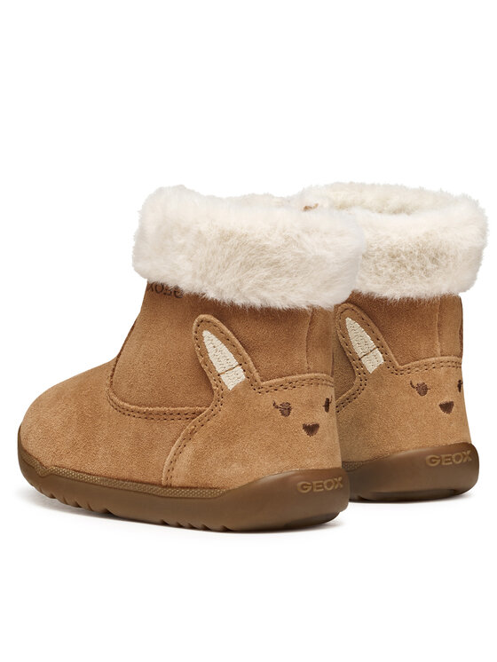 Geox Kozačky Geox B Macchia B564PA 00022 C6627 Hnědá