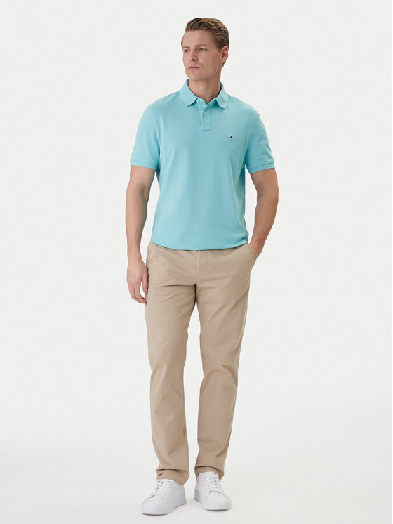 Tommy Hilfiger Tommy Hilfiger Polo 1985 MW0MW17770 Turquesa Regular Fit