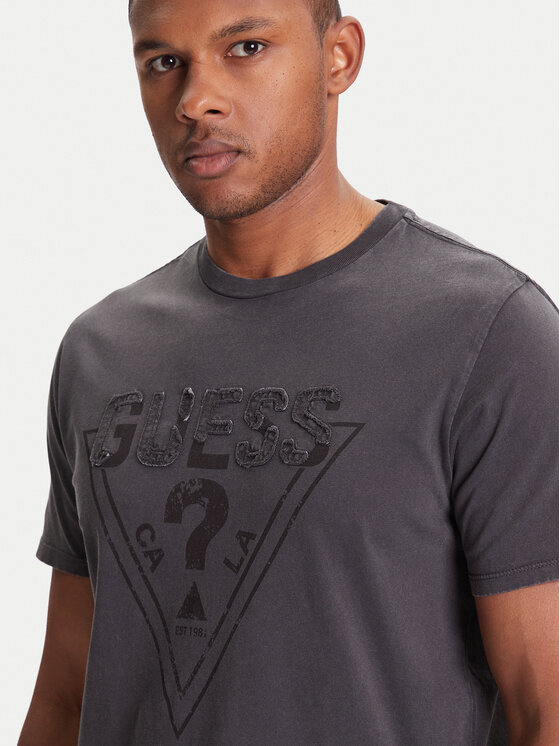 Guess Guess Футболка 176639 Чорний Classic Fit