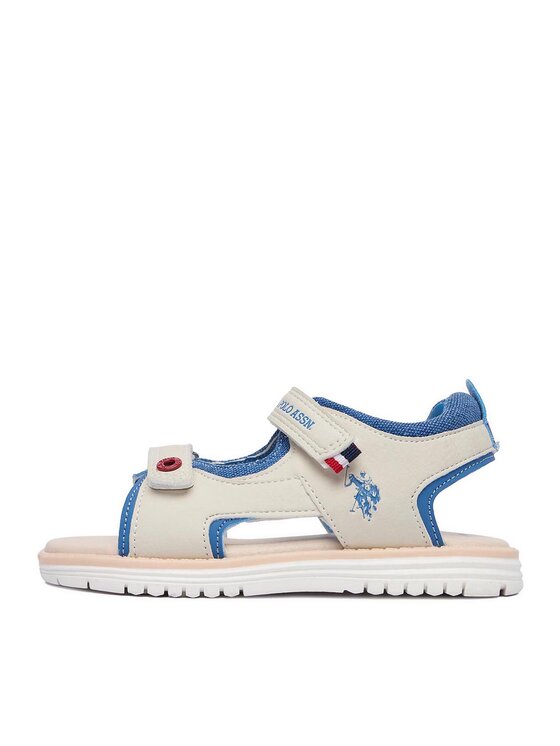 U.S. Polo Assn. Босоніжки U.S. Polo Assn. EO-GARDA003K/6Y1 Світло-сірий