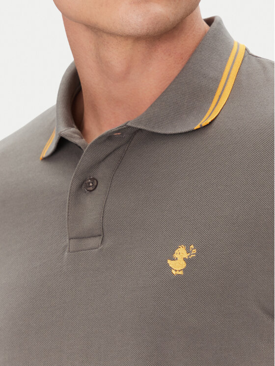 Save The Duck Save The Duck Polo DR0136M BATE20 Siva Regular Fit