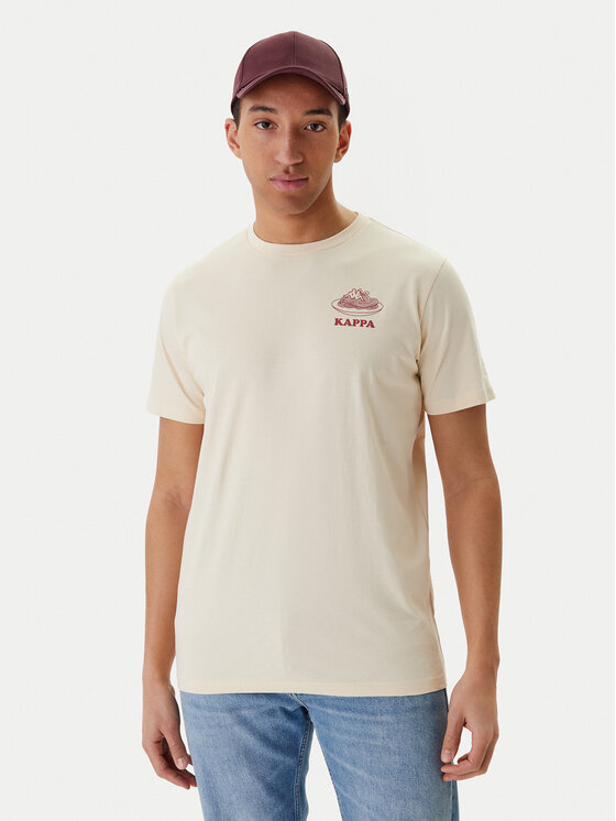 Kappa Kappa Футболка 37276IW Бежевий Regular Fit