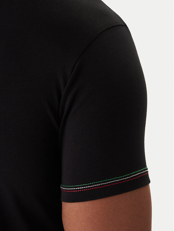 Aeronautica Militare Aeronautica Militare Conjunto de camisetas AM1UTI003B Negro Slim Fit
