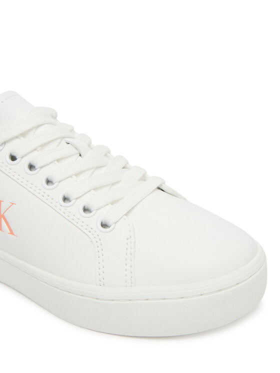 Calvin Klein Jeans Sportcipők Calvin Klein Jeans Classic Cupsole Ru Patch Lth Wn YW0YW01845 Fehér