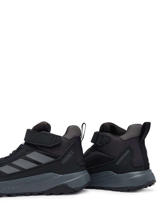 adidas Трекінгові черевики adidas Terrex Anylander Mid Climaproof Children Hiking Shoes KJ2668 Чорний