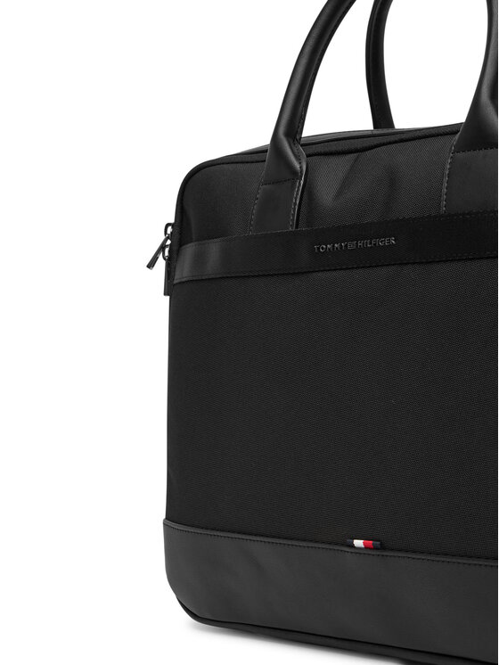Tommy Hilfiger Brašna na notebook Tommy Hilfiger Th Nylon Travel Computer Bag AM0AM13470 Černá